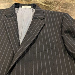 Joseph Abboud Navy Striped Suit, 44S